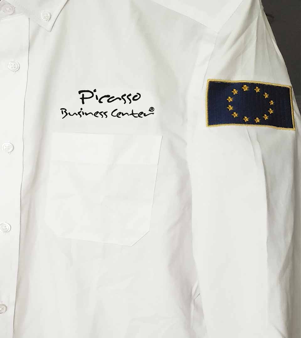 Camisola de empregado de Picasso Business Center Camisola picasso business center